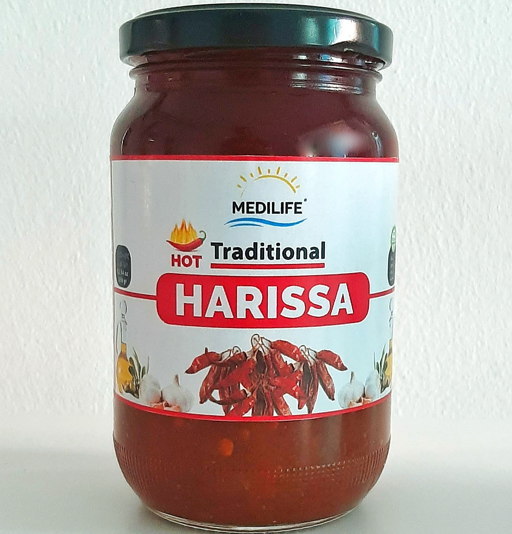 Tunisian Hot Traditional Harissa - MedilifeFood Premium Harissa
