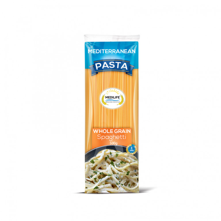 Whole Grain Spaghetti MedilifeFood Mediterranean Premium Pasta