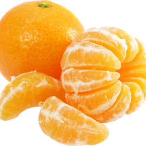 peeled mandarin orange