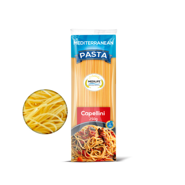 Capellini 250gr MedilifeFood Mediterranean Premium Pasta