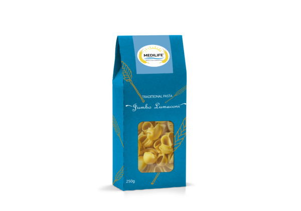 Jumbo Lumaconi - MedilifeFood - Mediterranean Premium Pasta