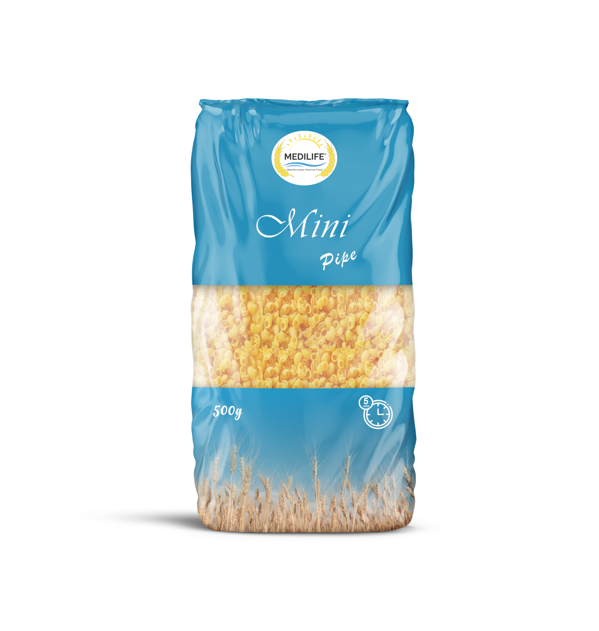 Mini Pipe Rigate - MedilifeFood - Mediterranean Premium Pasta