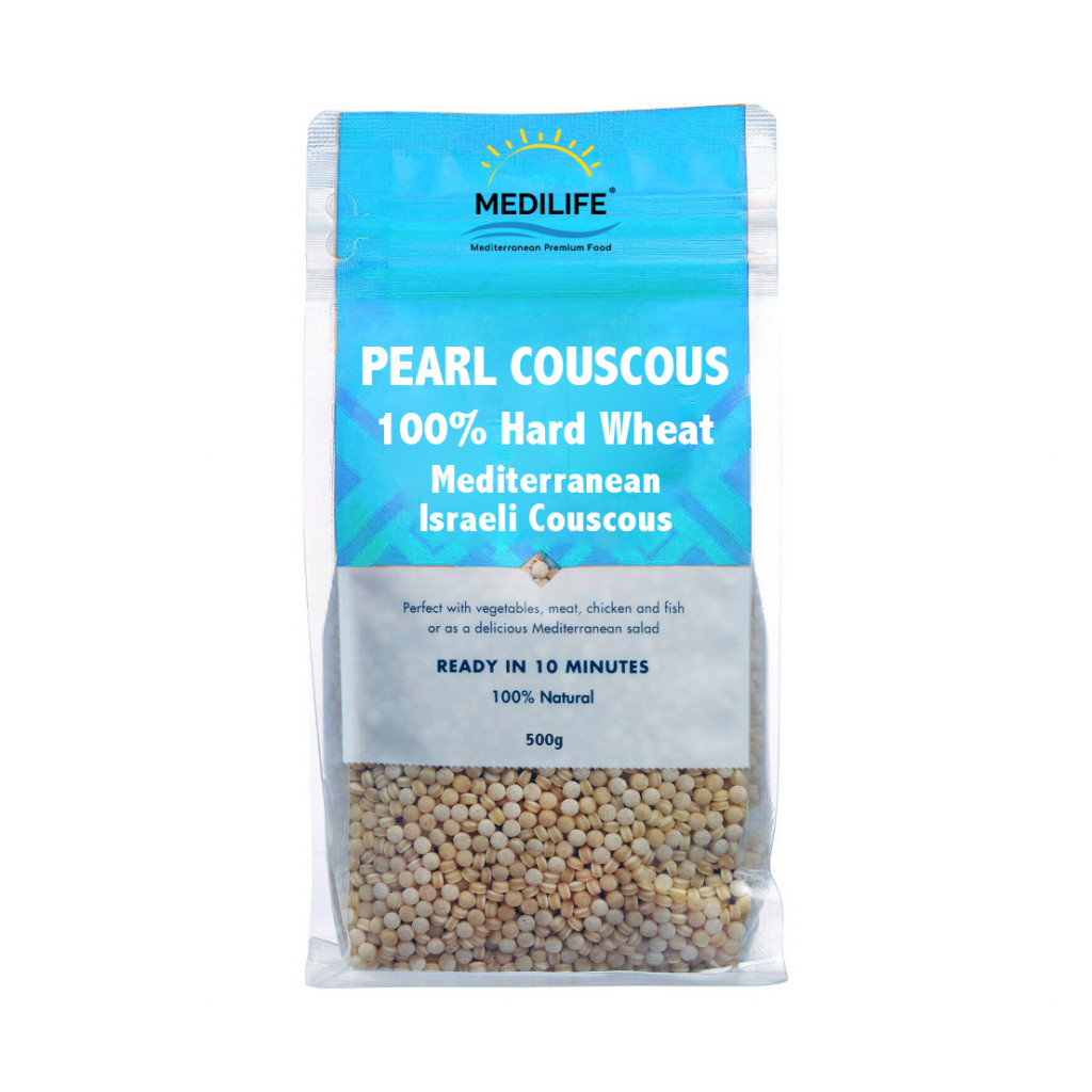 Pearl Couscous NB1 MedilifeFood Mediterranean Premium Couscous